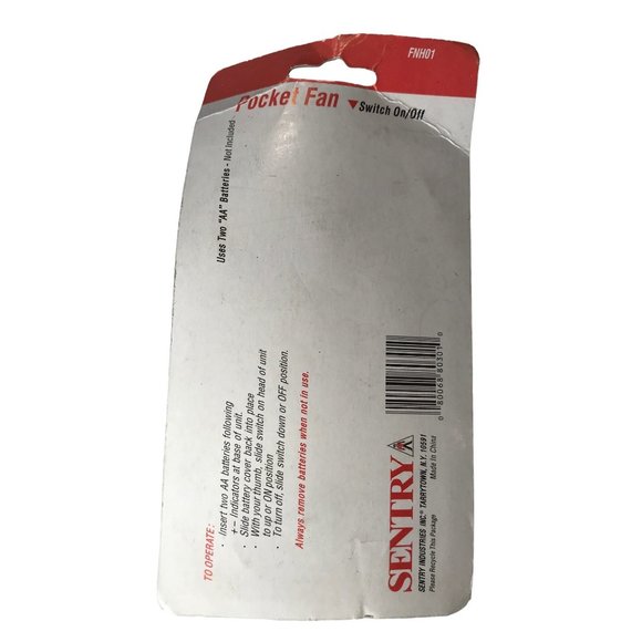 FAN SENTRYA POCKET FAN DESK GAME Wind Cool HEAT TENT PORTABLE COOL HOT BREEZE - Picture 7 of 7